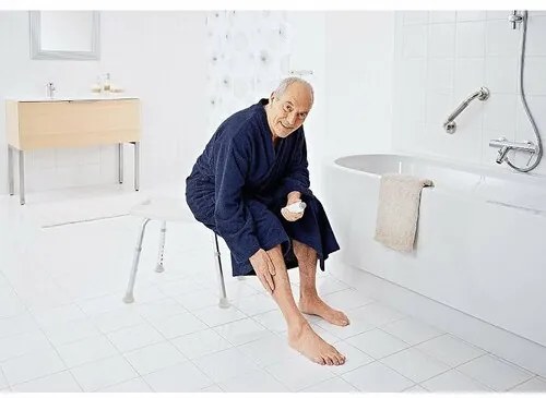 SAPHO A00601101 Krzesełko dla osób niepełnosprawnych, regulowana wysokość, biały