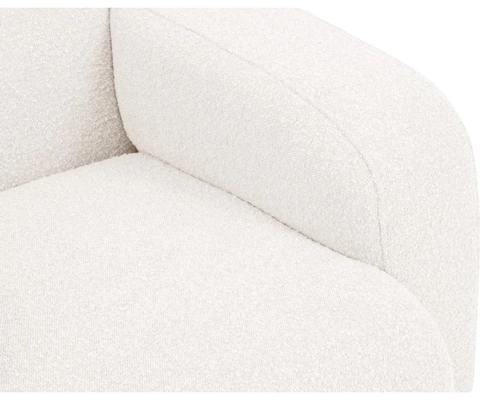 Biała sofa z materiału bouclé 235 cm Molino – Micadoni Home