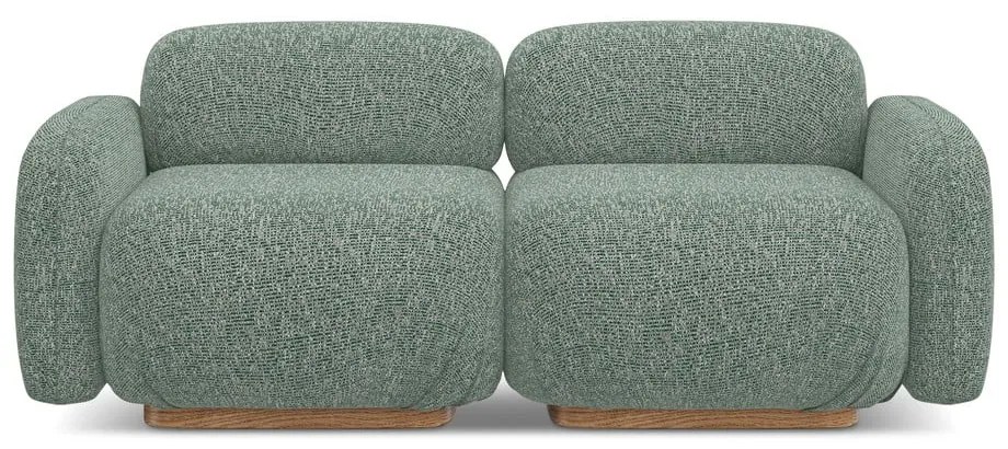 Jasnozielona sofa modułowa 190 cm Ailani – Makamii