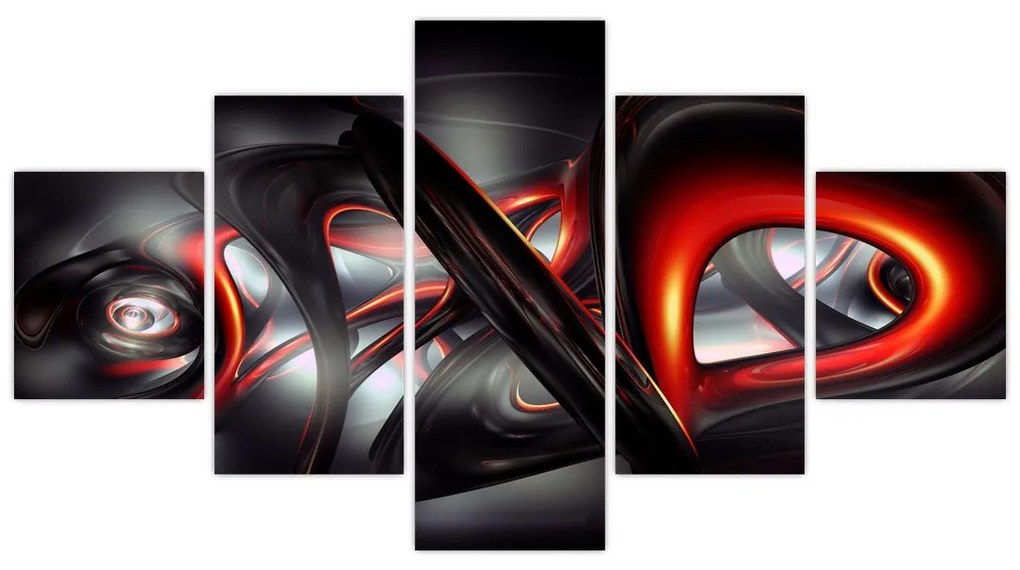Obraz abstrakcji (125x70 cm)