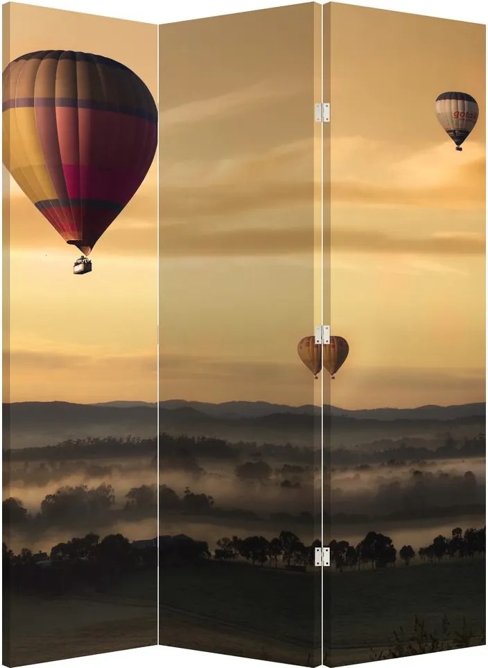 Parawan - Latające balony (126x170 cm)