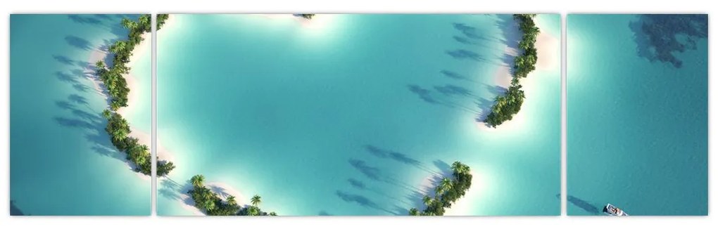 Obraz - Wyspy serca (170x50 cm)