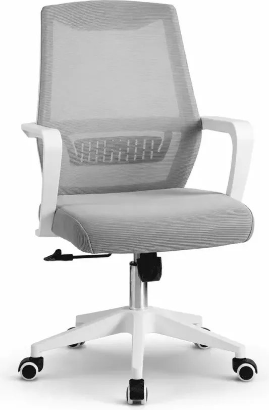 Fotel biurowy Cinema – ergonomiczny fotel obrotowy z mechanizmem TILT, szary