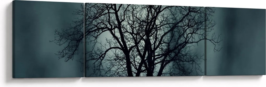 Obraz drzewa podczas zaćmienia (170x50 cm)