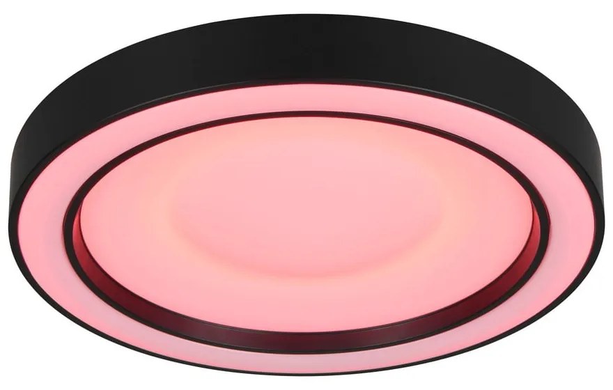 Czarno-biała lampa sufitowa LED ø 40 cm Arco – Reality