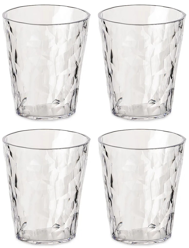 Zestaw szklanek do ogrodu CLUB NO.1 superglas, 250 ml, 4 sztuki, KOZIOL