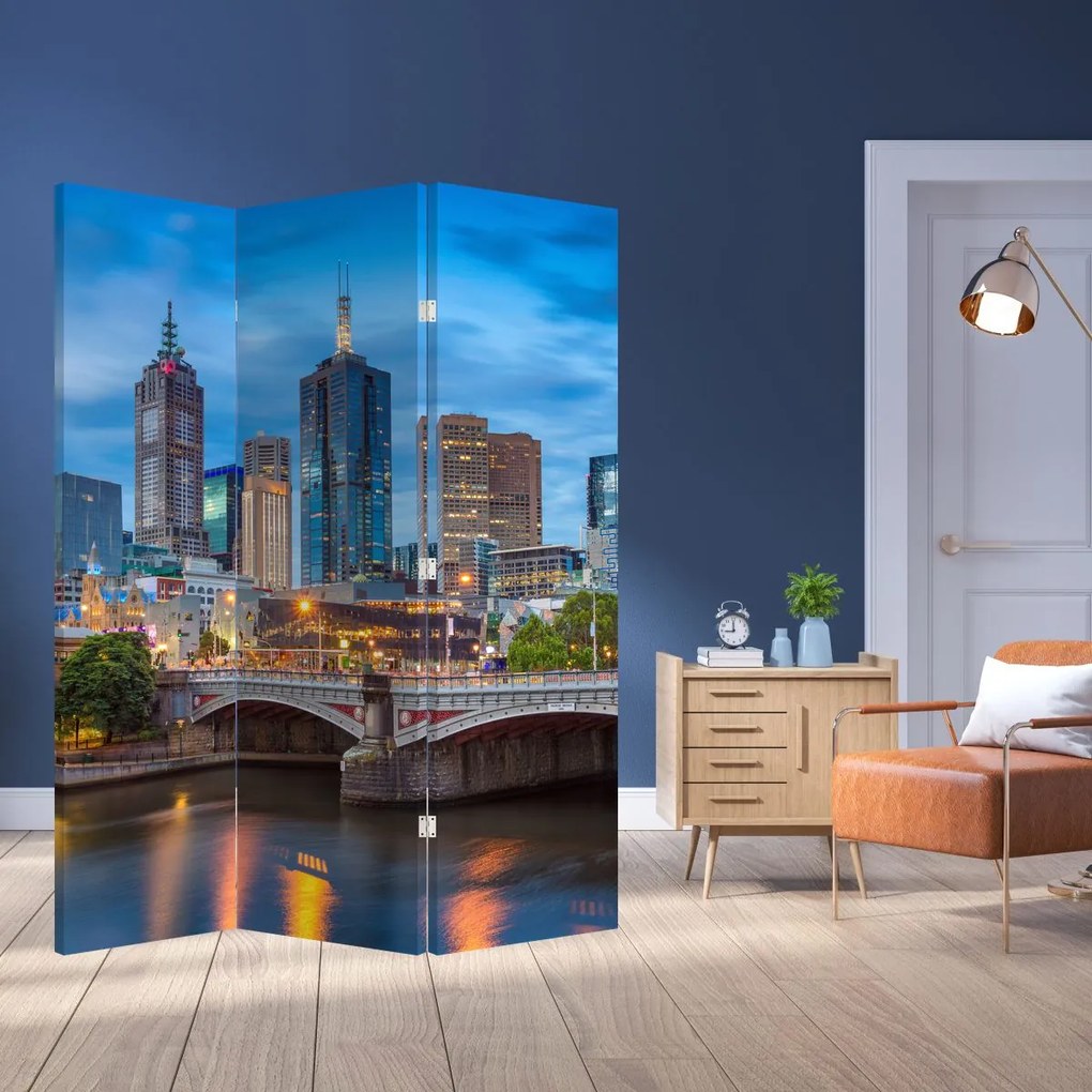 Parawan - Miasto Melbourne (126x170 cm)