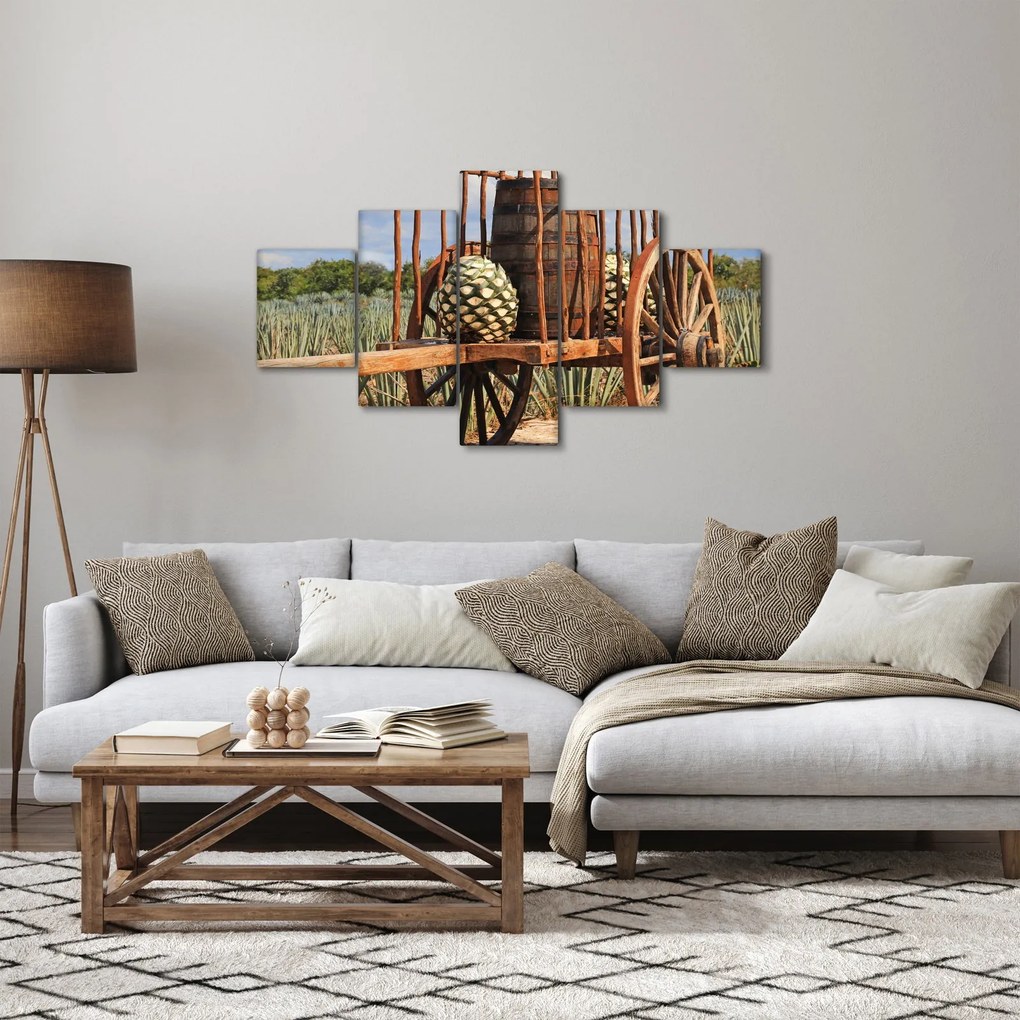 Obraz - Przyczepka (125x70 cm)