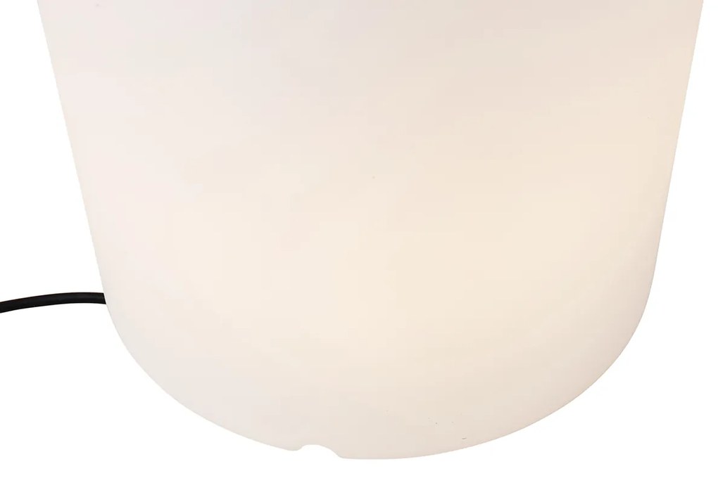 Zewnetrzna Lampa podłogowa ogrodowa biała 60 cm doniczka IP44 - Verano Nowoczesny Oswietlenie zewnetrzne