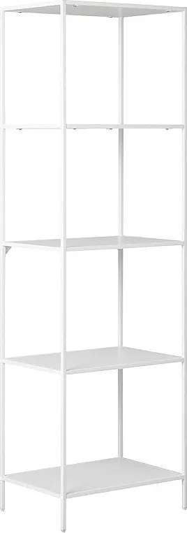 Regał Życie, Biały, 36x51x170 cm, Kendra Home