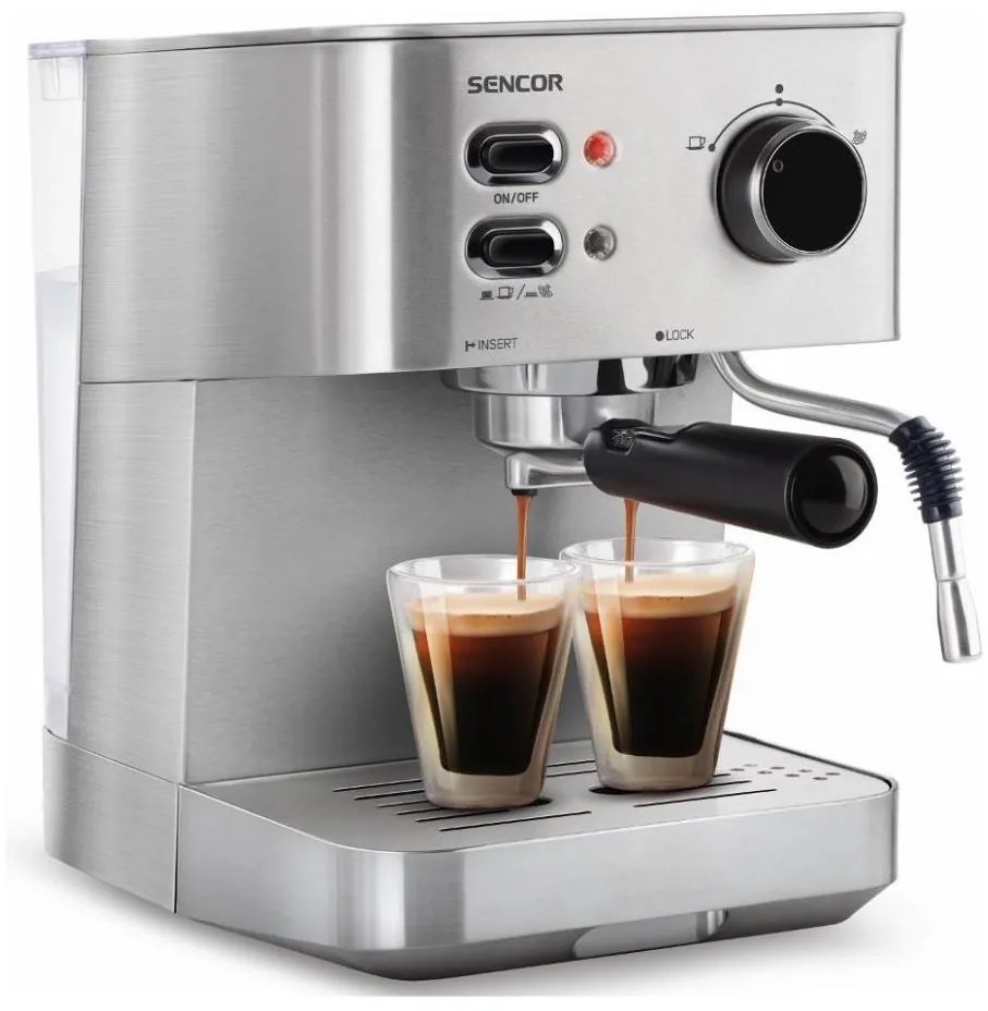 Sencor - Dźwigniowy ekspres do kawy espresso/cappuccino 1050W/230V