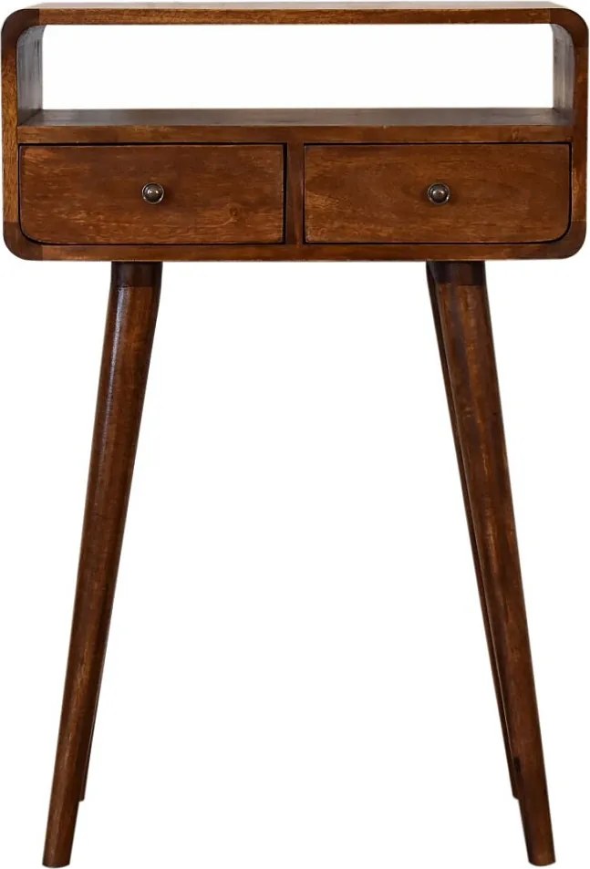 Artisan Furniture Mini konsola z drewna kasztanowego