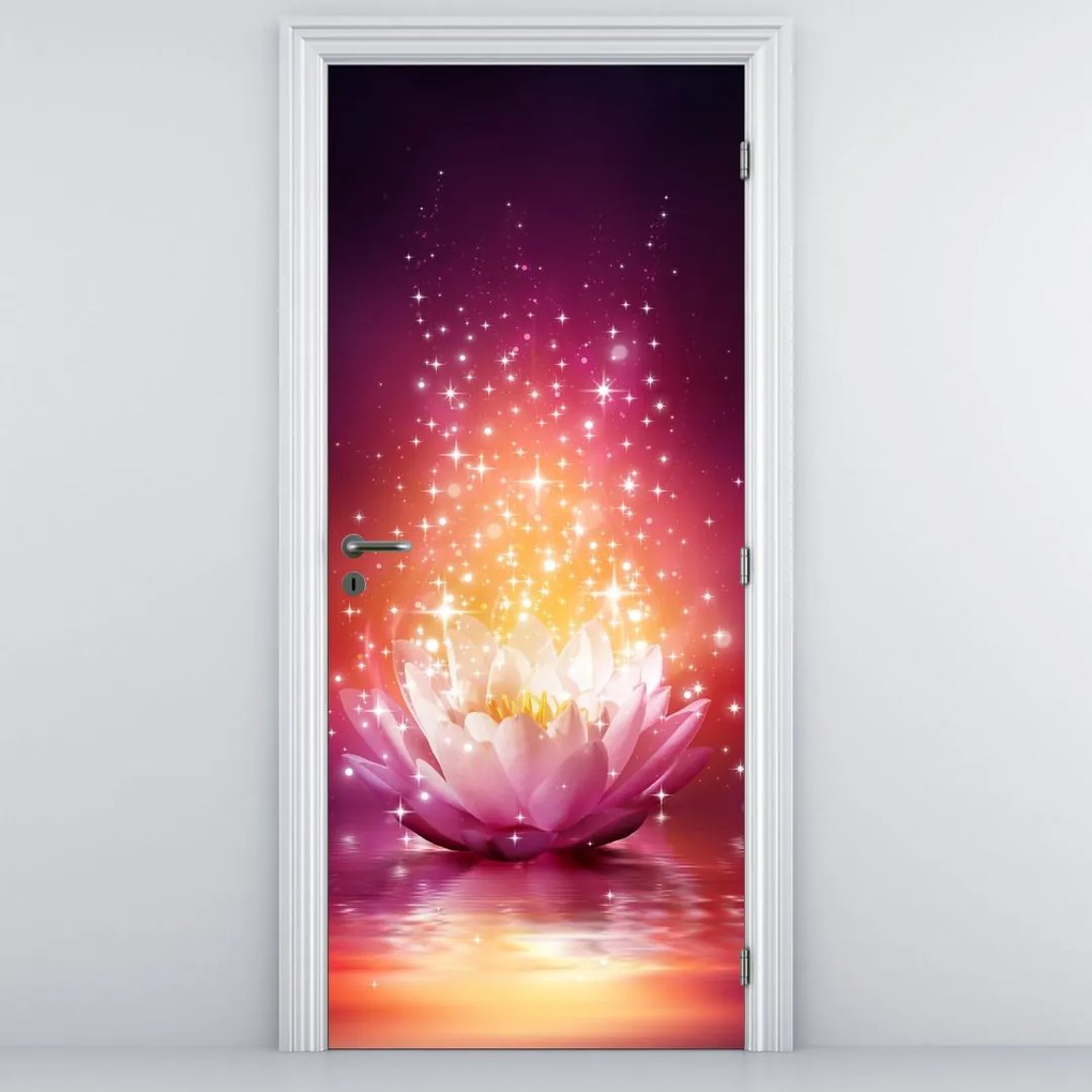 Fototapeta na drzwi - Kwiat lotosu (95x205cm)