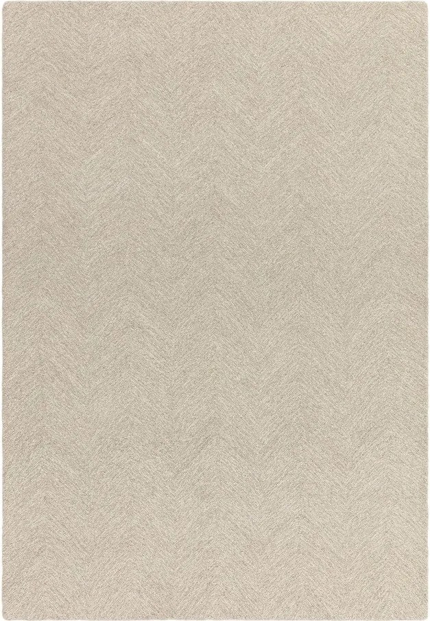Kremowy dywan z mieszanki wełny tkany ręcznie 160x230 cm Theodore Chevron – Asiatic Carpets