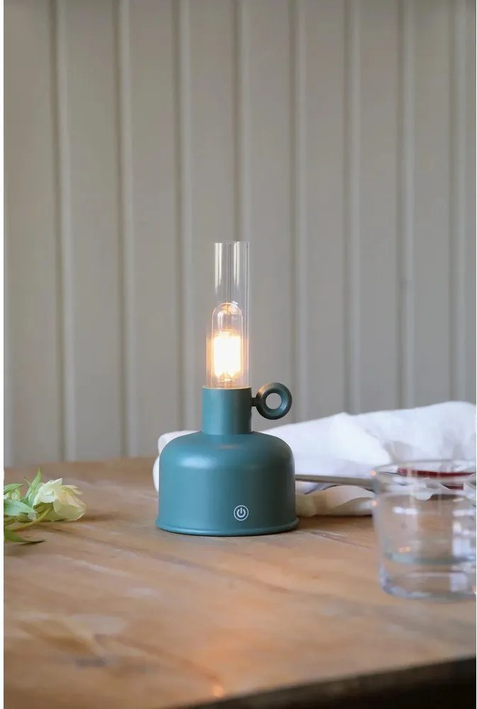 Ciemnozielona lampa stołowa LED (wysokość 22 cm) Astrid – Markslöjd