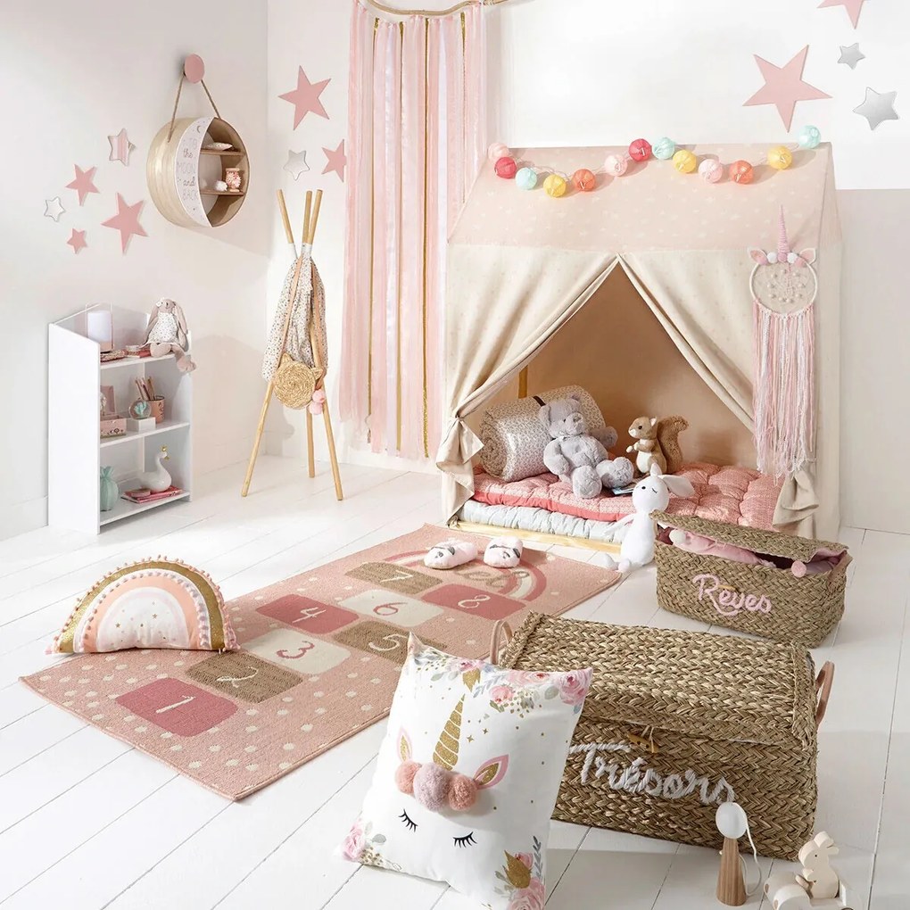 Drewniany domek dla dzieci, dekoracja - 115 x 66 x 126 cm