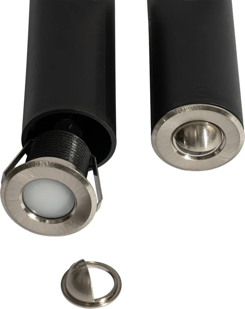 Zestaw 5 nowoczesnych reflektorów wpuszczanych aluminiowych z LED IP67 - Linsey