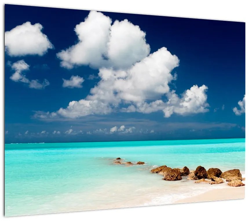 Obraz - Tropikalna plaża (70x50 cm)