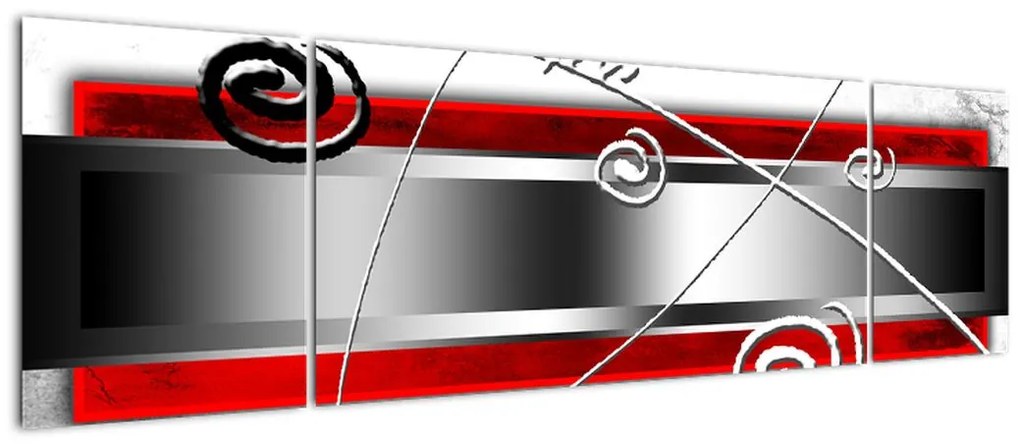 Abstrakcyjny obraz (170x50 cm)