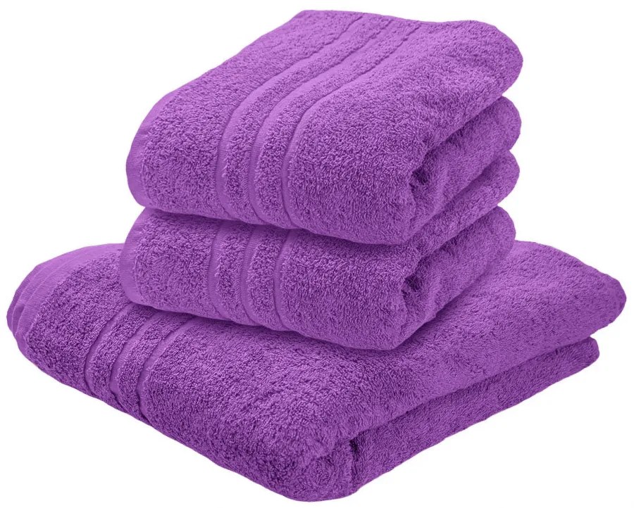Ręcznik kąpielowy Comfort Maxi 100x180 cm fioletowy, 100% bawełna