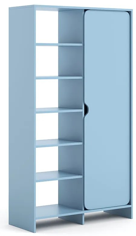 Niko szafa z półkami Baby Blue