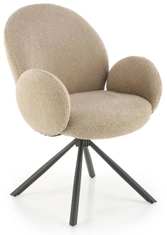 Krzesło tapicerowane K498 cappuccino HALMAR