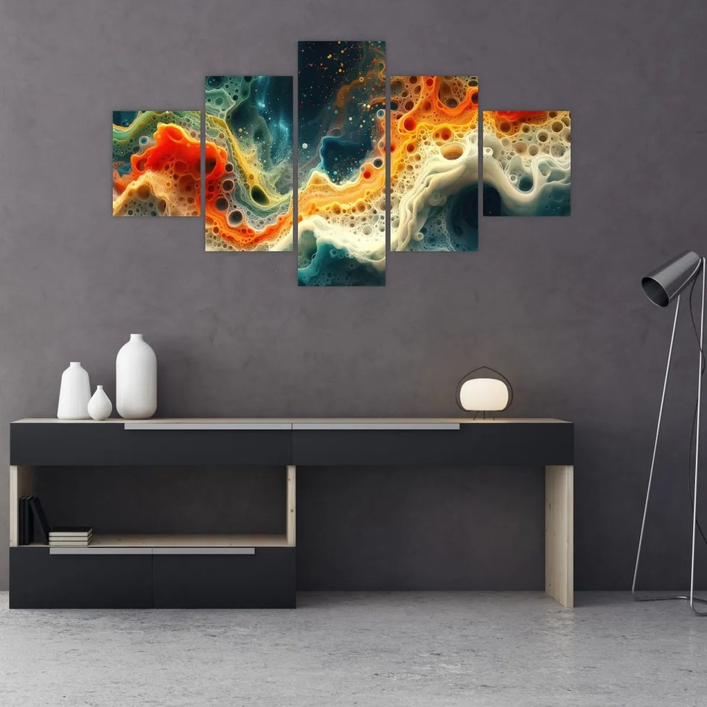 Obraz - Nowoczesna abstrakcja (125x70 cm)