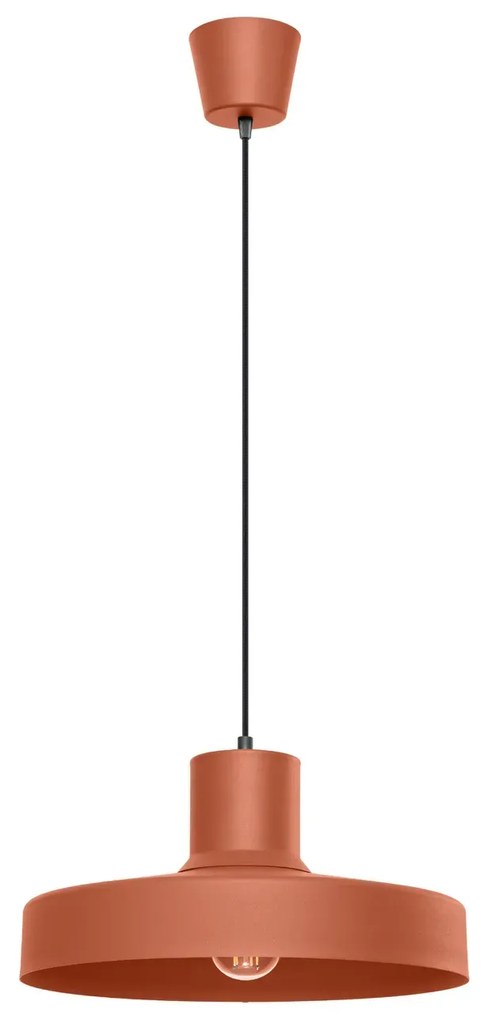 Lampa wisząca BILO ochra czerwona SOLLUX  LIGHTING
