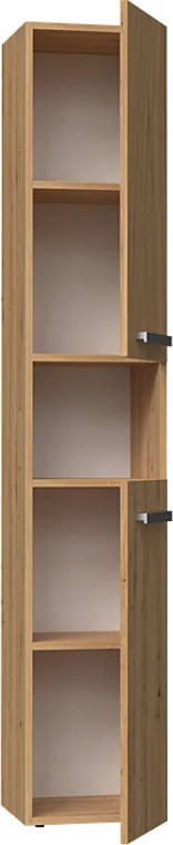 Meble łazienkowe, Dąb Artisan, 30 x 174 x 30 cm