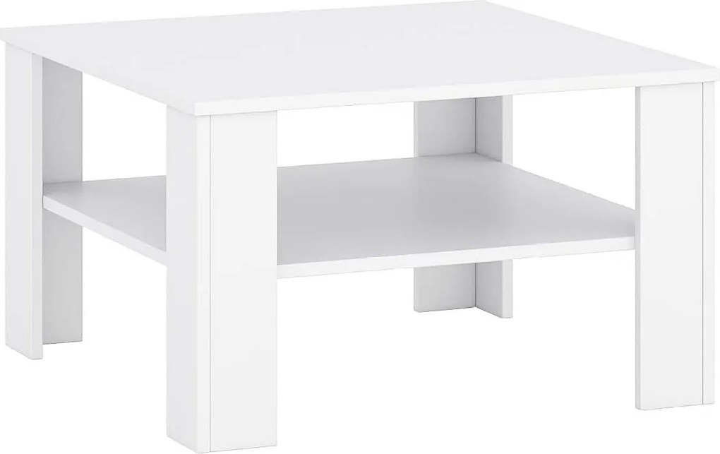 Stolik kawowy - płyta wiórowa - biały - ENVIRO