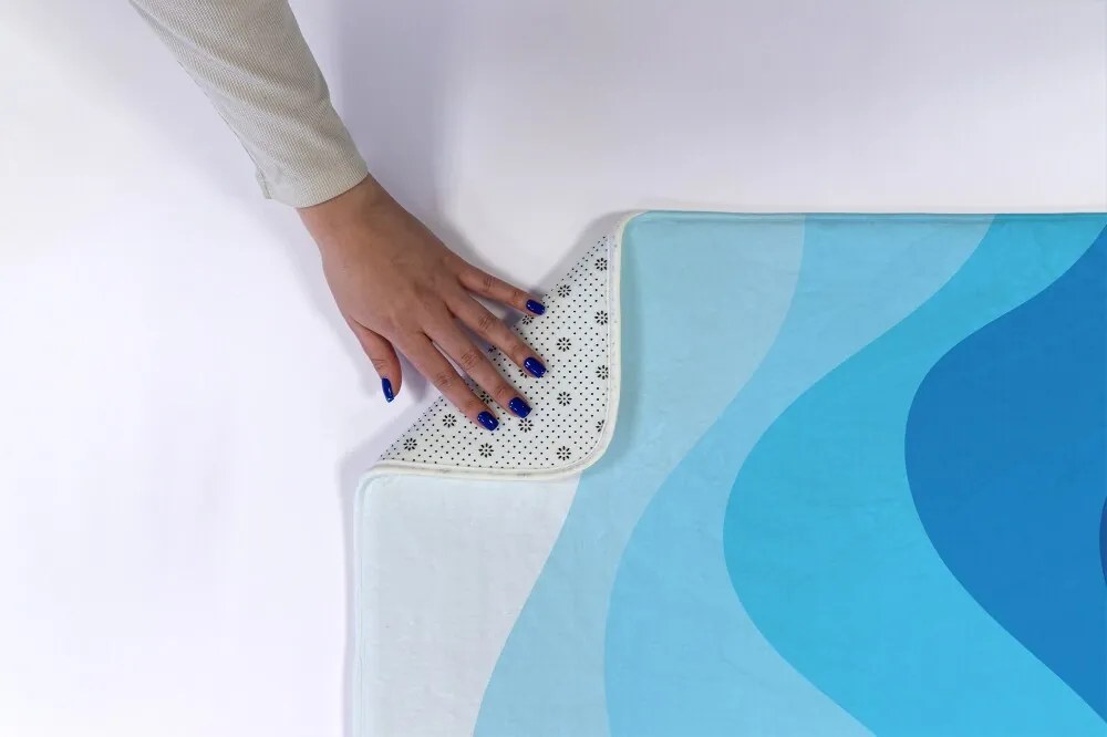 Dywanik antypoślizgowy do łazienki Dywanik antypoślizgowy do łazienki Woda Abstrakcja