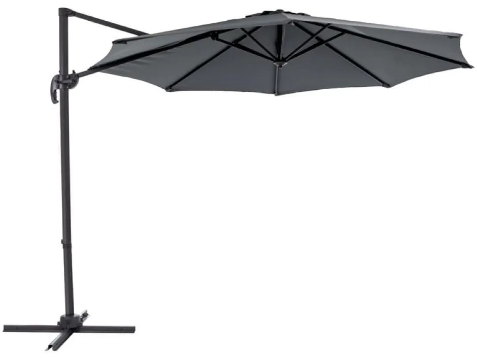 DUŻY PARASOL OGRODOWY - 3,5M GRAFIT