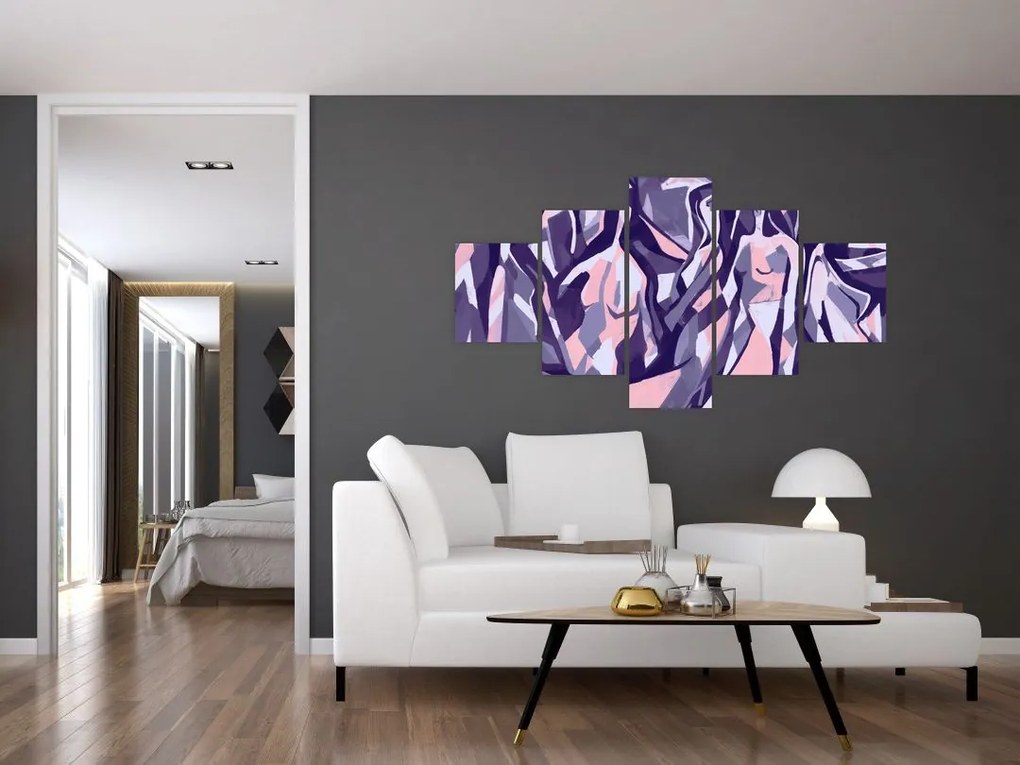 Obraz - Abstrakcyjne kobiety (125x70 cm)