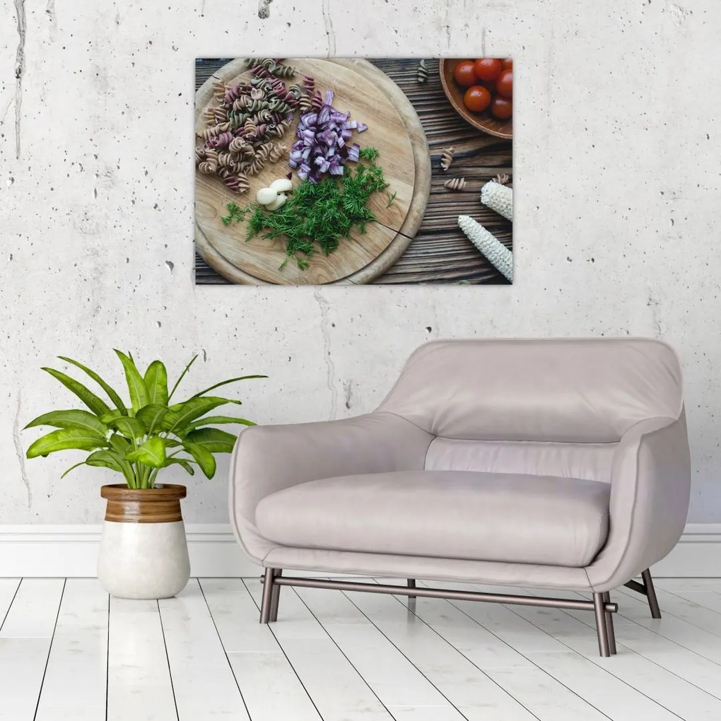 Obraz - Z deski kuchennej (70x50 cm)