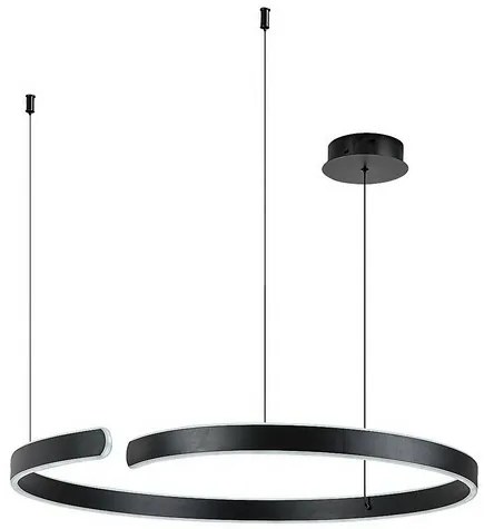 Rabalux 72115 wiszący żyrandol LED Silnora 35W, czarny