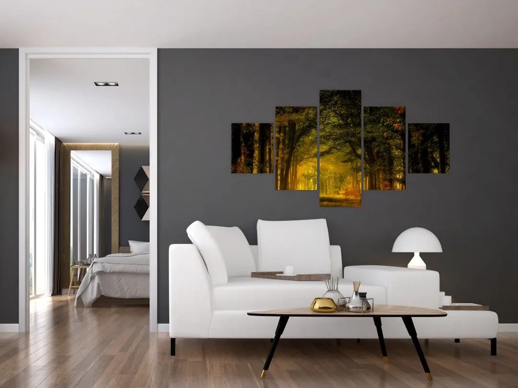Obraz lasu (125x70 cm)