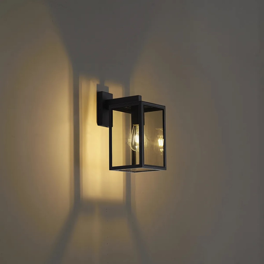 Przemysłowa lampa ścienna zewnętrzna ciemnoszara IP44 - Sutton Down