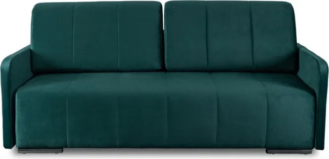 Sofa Rozkładana z Funkcją Spania IBIZA Dwuosobowa Zielona Nowoczesna do Salonu