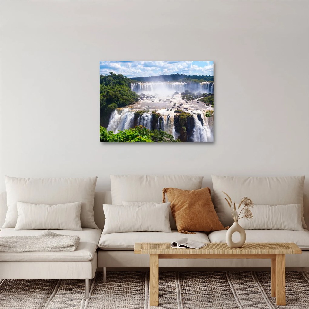 Obraz wodospadu Iguassu (70x50 cm)