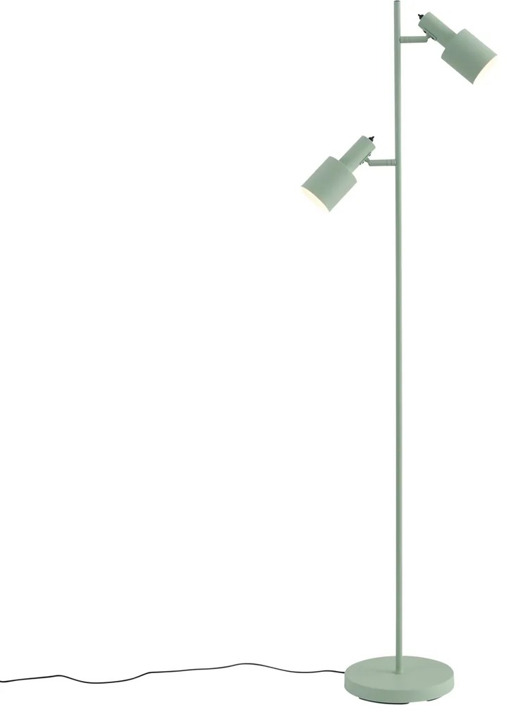 Nowoczesna lampa podłogowa zielona 2-źródła światła - Stijn Nowoczesny Oswietlenie wewnetrzne