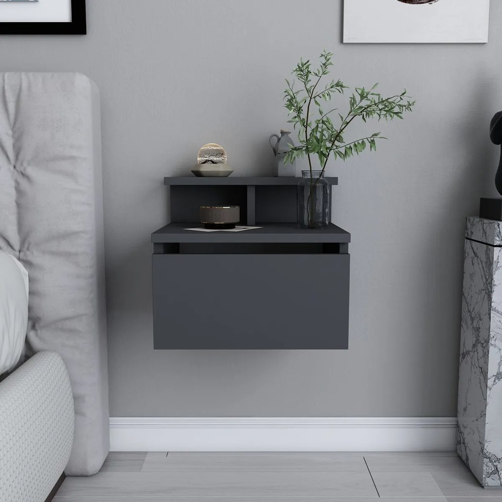 Stolik nocny Alice Anthracite