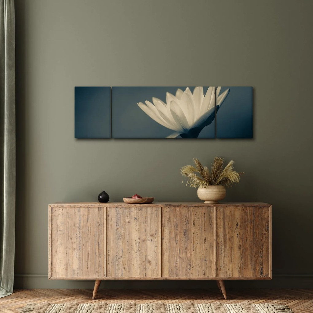 Obraz kwiatu (170x50 cm)