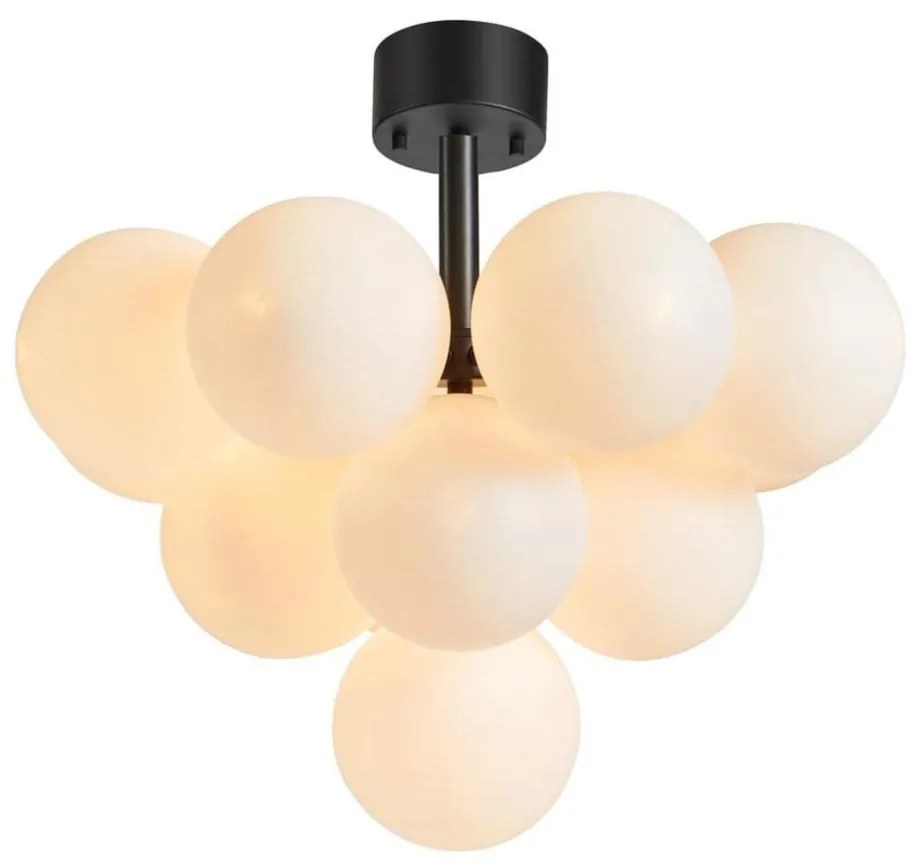 Markslöjd 107913 - Przysufitowy żyrandol MERLOT 13xG9/20W/230V śr. 56 cm biały/czarny