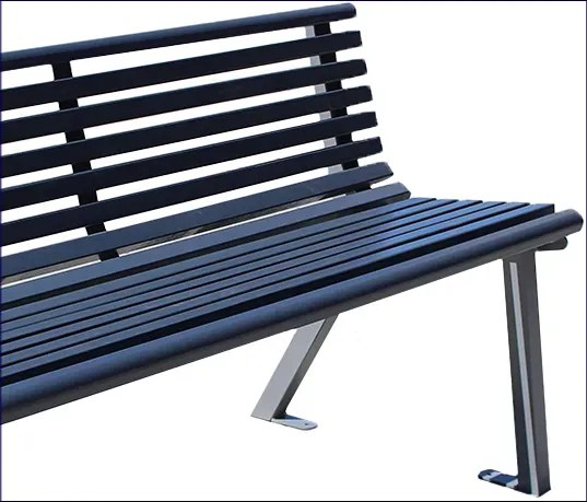 Ławka parkowa z oparciem 180 cm T8-W65