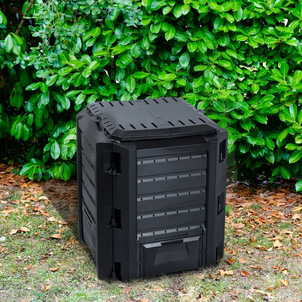 Kompostownik ogrodowy - Compogreen 380 l czarny Prosperplast