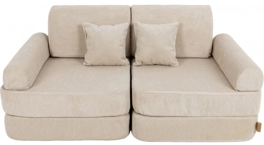 Pocket sofa plus slimcord ecru - meowbaby®
