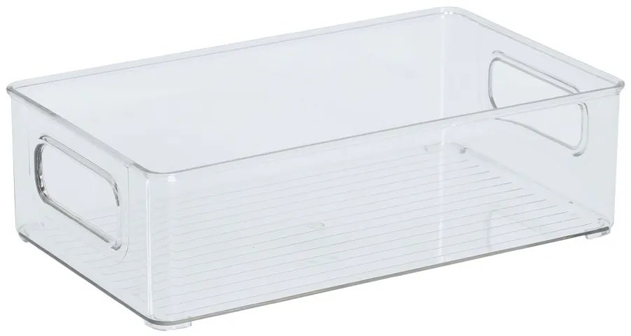 Transparentny organizer z plastiku, 25,5 x 15 x 7,6 cm