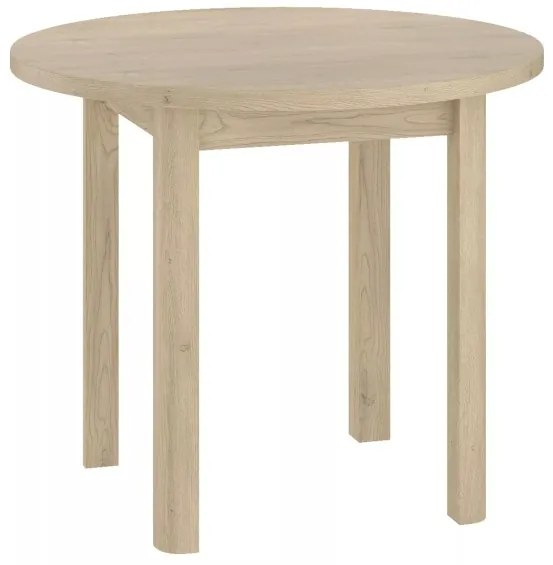 Okrągły stół jadalniany ADAM 80x80 cm, dekor dąb Cremona Torro