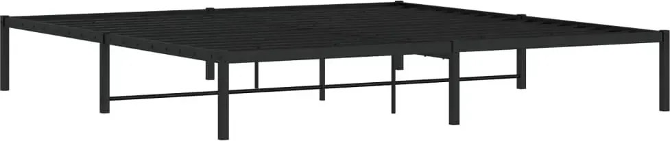 Czarne loftowe łóżko małżeńskie 200x200 cm K0-T66