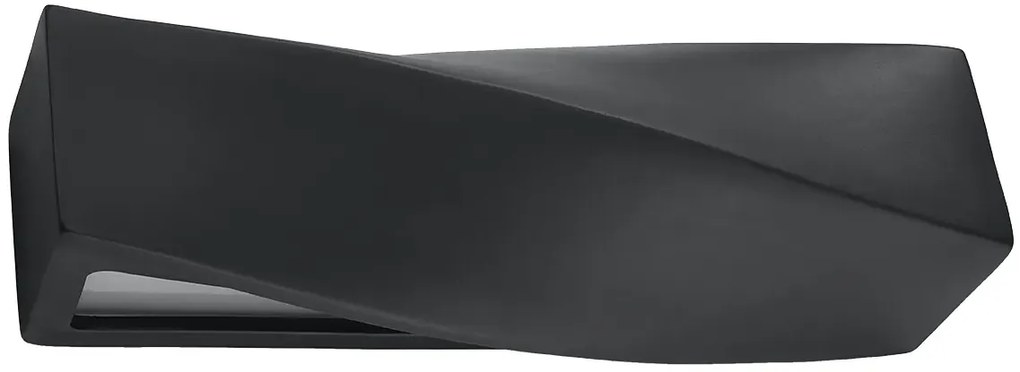 Czarny podłużny kinkiet z ceramiki - 5X EX710 L2-N50